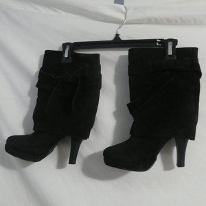RESTRICTED | size 7.5 | Suede Heeled Boot